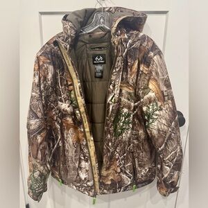 Realtree Kids Camo Hunting Puffer Jacket Coat